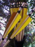 Self Nock Wood Arrows - III Spine