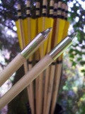 Self Nock Wood Arrows - III Spine